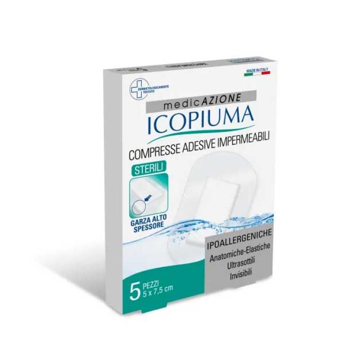 Icopiuma Pastillas Adhesivas Impermeables Postoperatorias 5x7,5cm