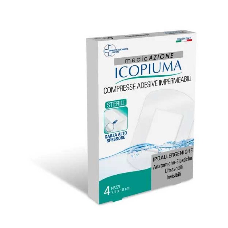 Icopiuma Pastillas Adhesivas Impermeables Postoperatorias 10x7,5cm