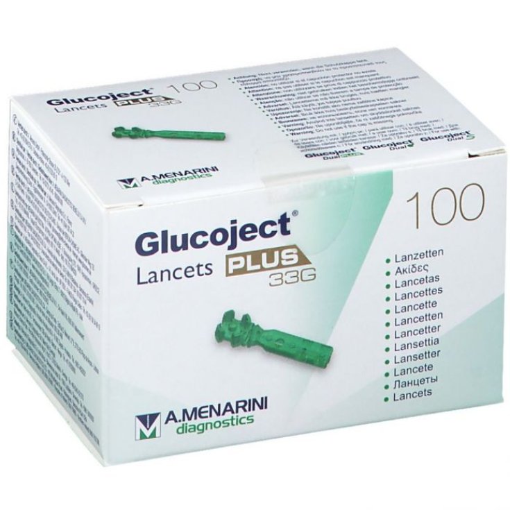 Lancetas Glucoject Plus G33 100