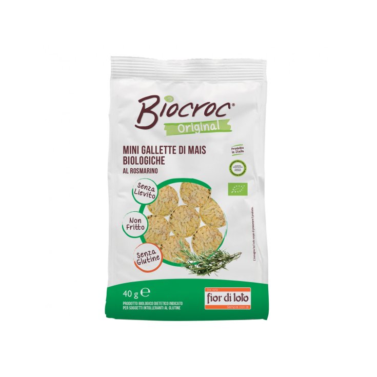 Biocroc Mini Tortitas De Maíz Al Romero Sin Gluten 40g