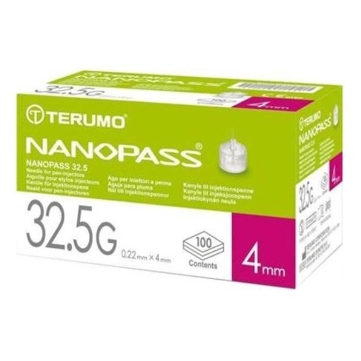Aguja Nanopass G32.5 4mm 100uds