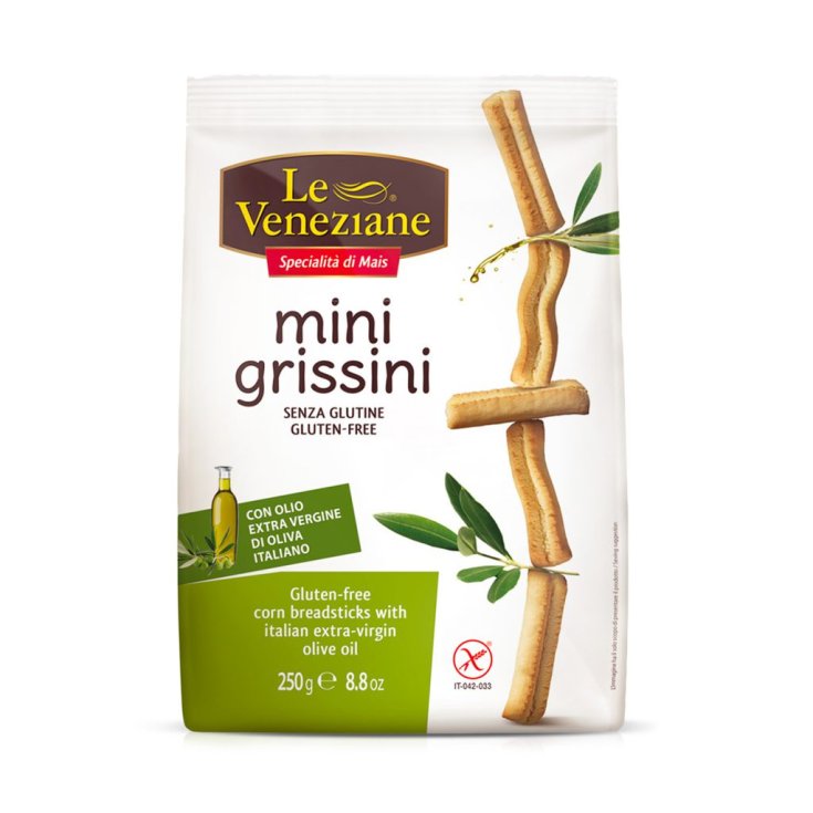 Le Veneziane Mini Palitos De Pan Sin Gluten 250g