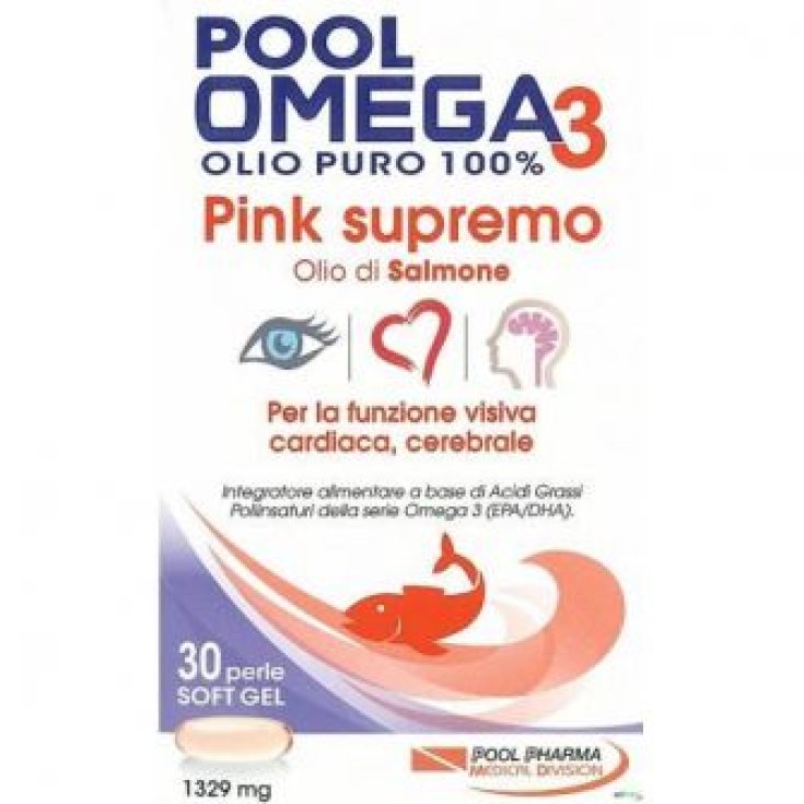 Piscina Omega3 Rosa Supremo 30cps