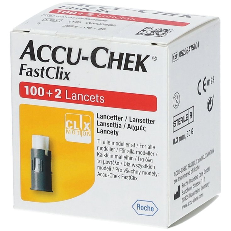 Accu-chek Fastclix 100 + 2lanc