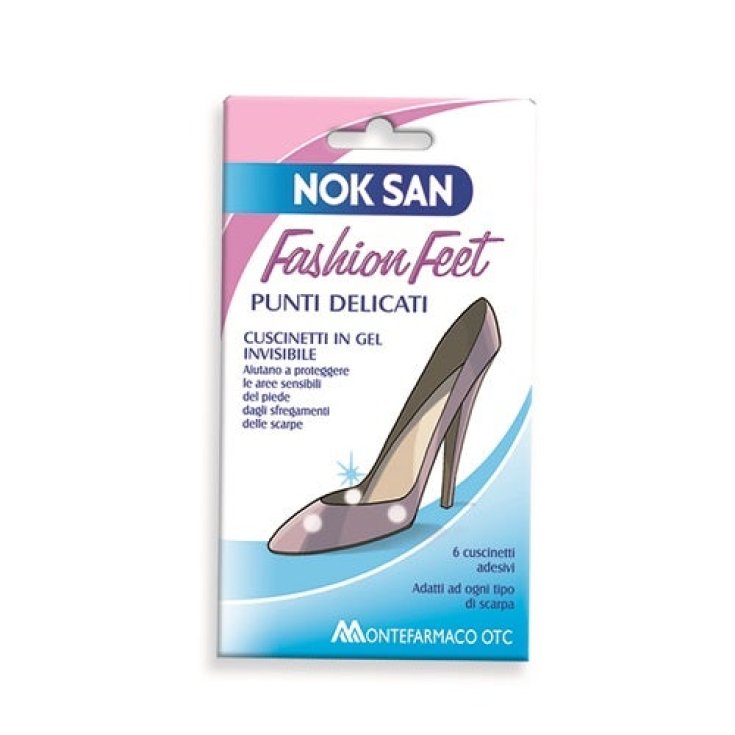 NokSan Fashion Feet Almohadillas Adhesivas Montefarmaco Otc 6 Piezas