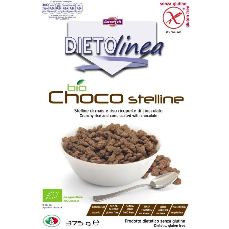 Dietolinea Bio Choco Steline Sin Gluten 375g