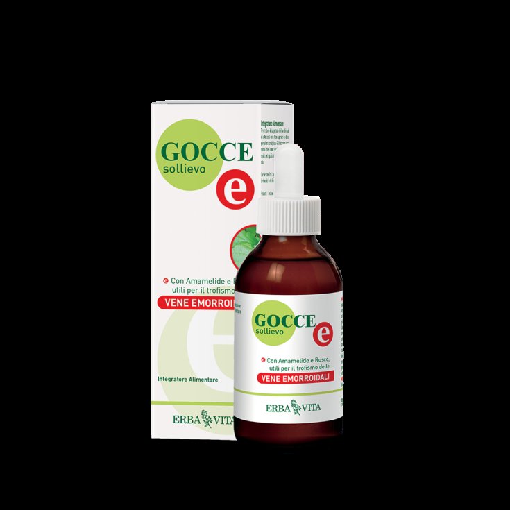 ErbaVita Suplemento Alimenticio Alivio Gotas Y Hemorroides 50ml