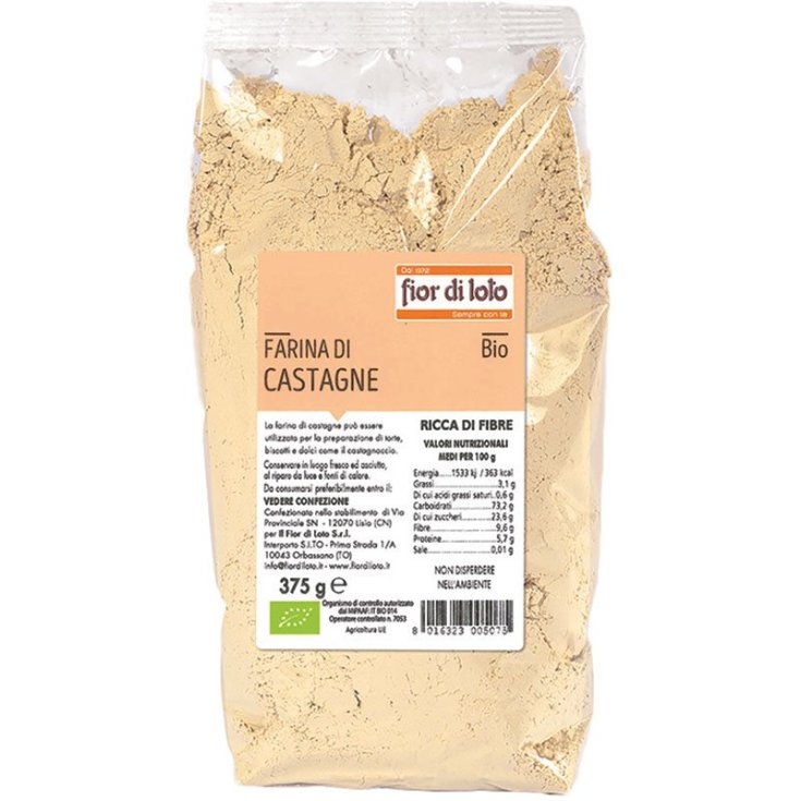 Il Fior Di Loto Harina de Castaña Ecológica 375g
