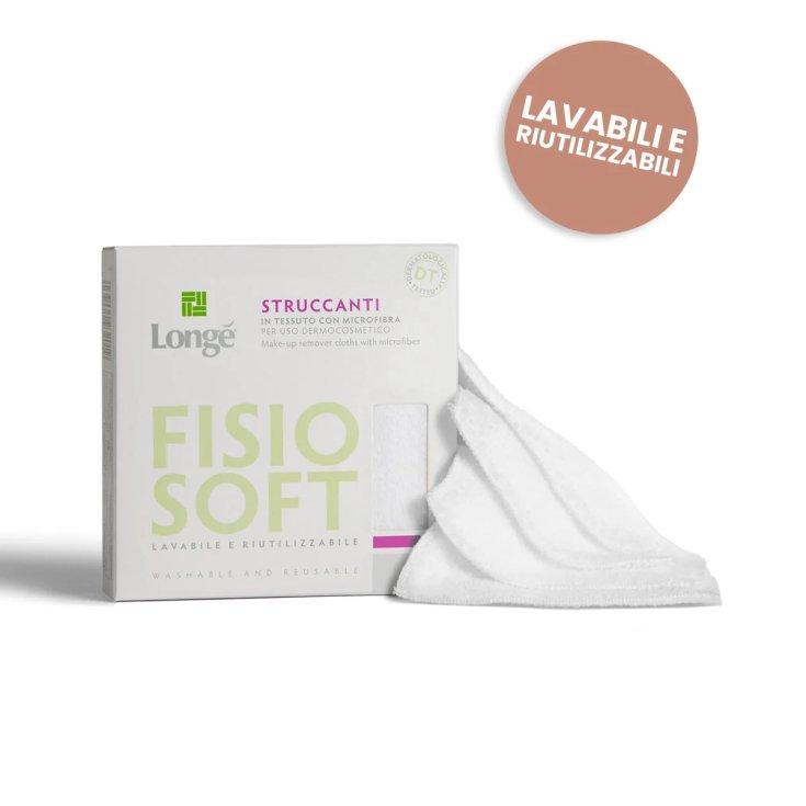 Longe 'Fisio Soft Desmaquillante Microfibra 4 Individuales