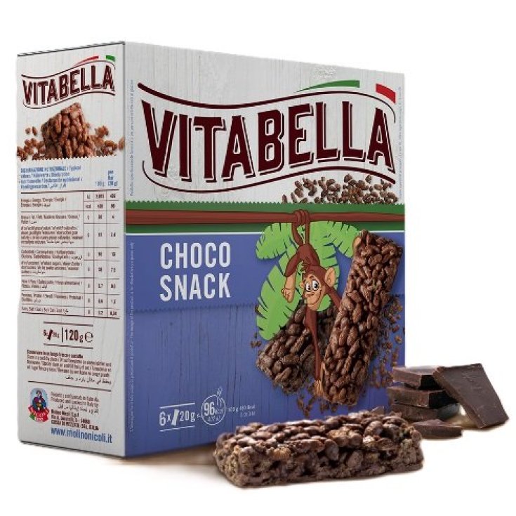 Vitabella Choco Snack Barritas Cereales Sin Gluten 6 Piezas 120g