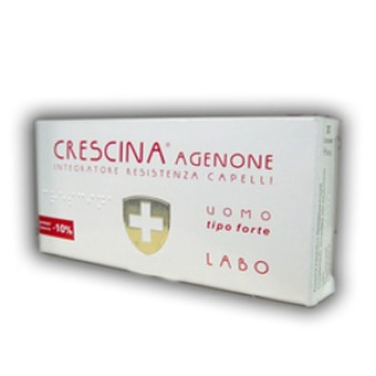 Labo Crescina Re-Growth Energy Hair Agenone Suplemento Tipo fuerte para hombres 60 tabletas
