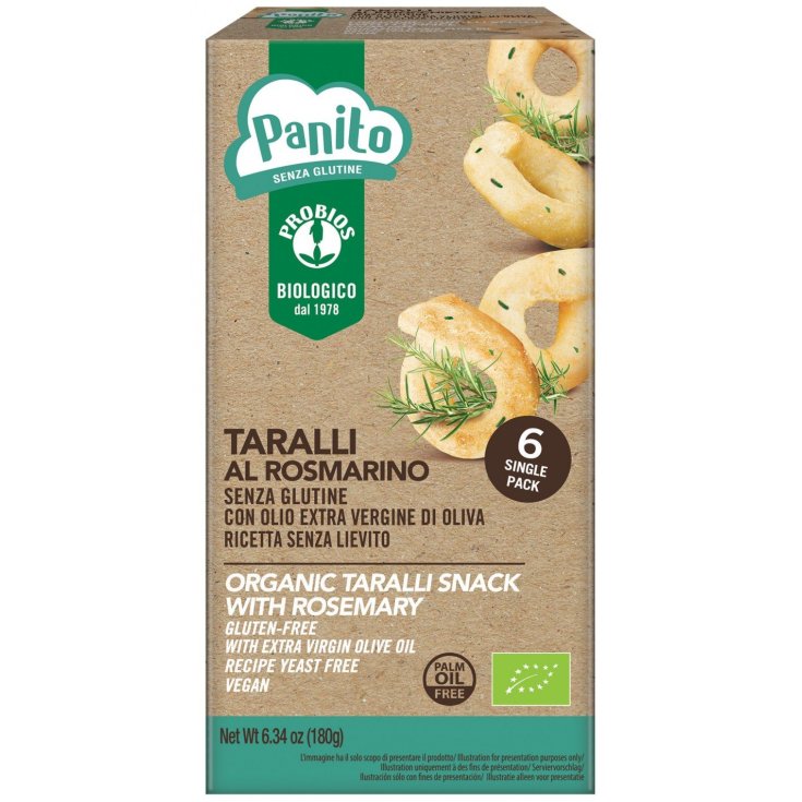 Panito Taralli Con Romero Probios Sin Gluten 180g