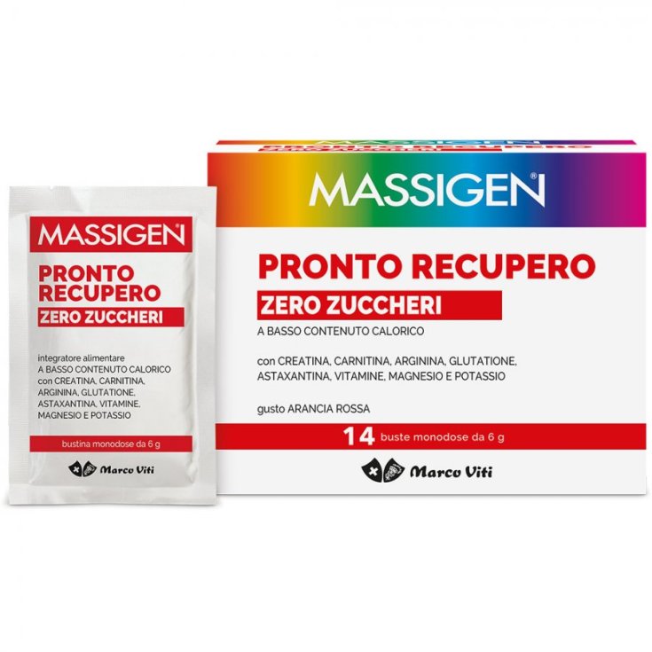 Marco Viti Massigen Pronto Recovery Complemento Alimenticio 14 Sobres