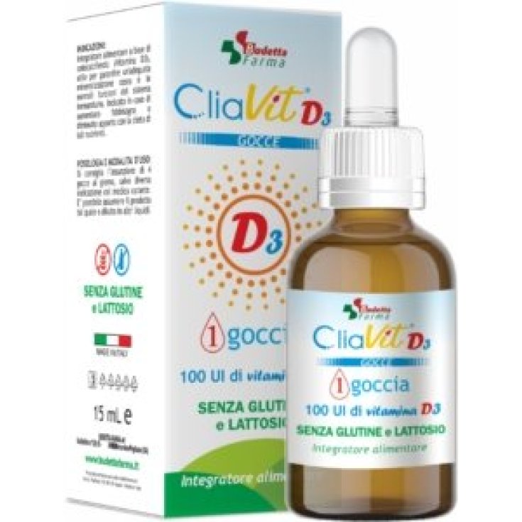 Cliavit Vitamina D3 Gotas Budetta Farma 15ml