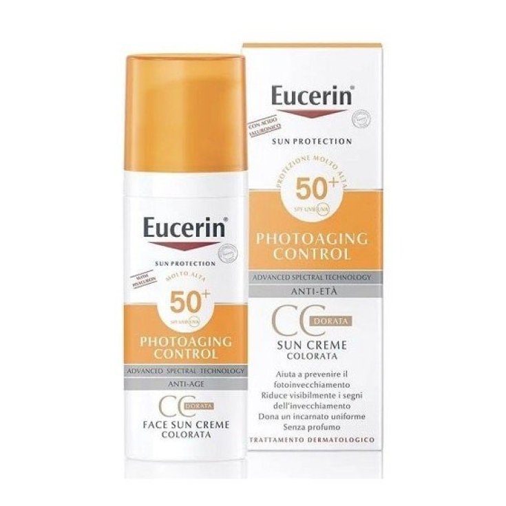 Control Fotoenvejecimiento Sun CC Golden Spf 50+ Eucerin® 50ml
