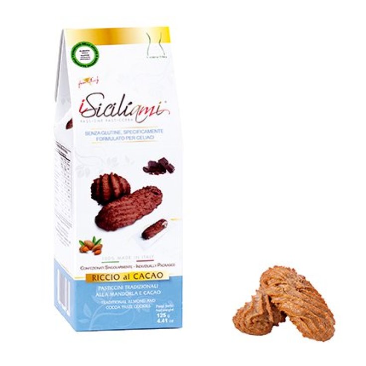 iSiciliami Riccio Al Cacao Pasteles Sin Gluten 125g