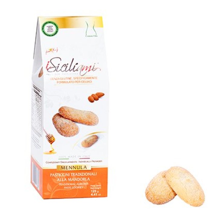 Isiciliami Mennula Pasteles Sin Gluten 125g