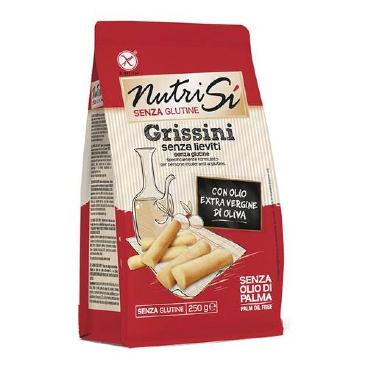 NutriSì Palitos de Pan Sin Levadura Sin Gluten 250g