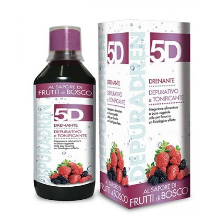 Benefit 5D Depuradren Sleeverato Complemento Alimenticio Drenante Sabor Bayas 500ml