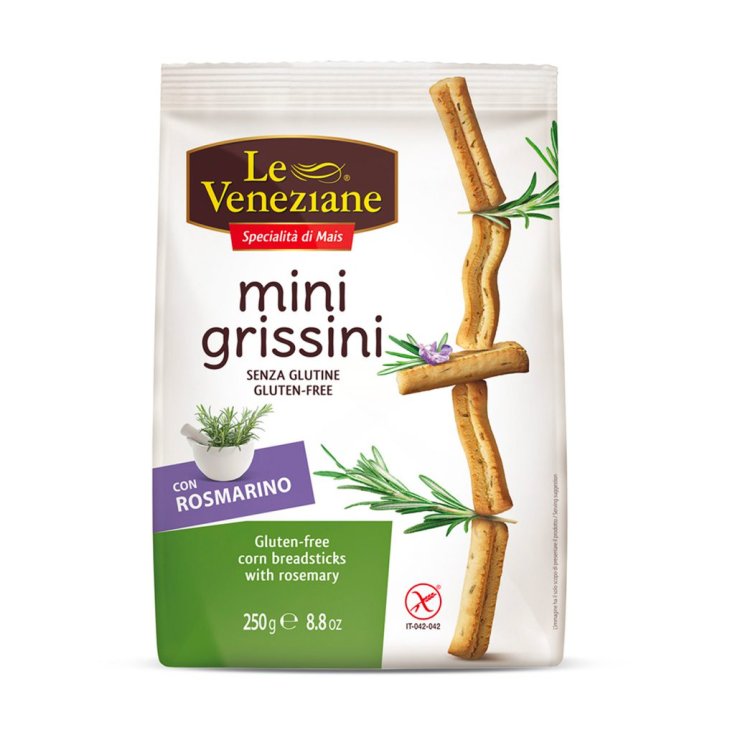 Le Veneziane Mini Palitos De Pan Con Romero Sin Gluten 250g