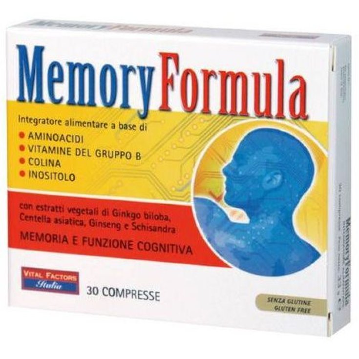 Memory Formula Complemento Alimenticio 30 Comprimidos