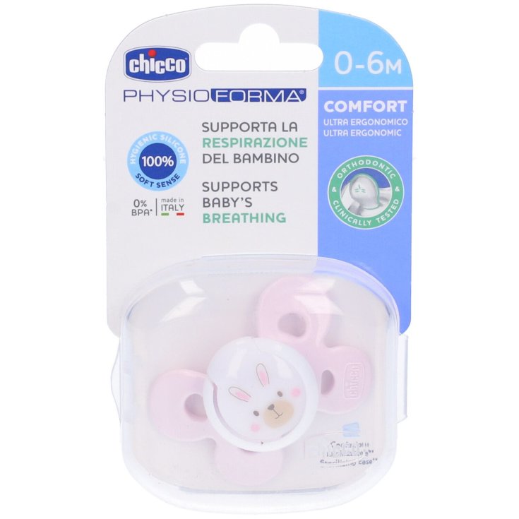 Chupete Confort PhysioForma ™ 0-6m En Silicona Bebé Chicco® 1 Pieza