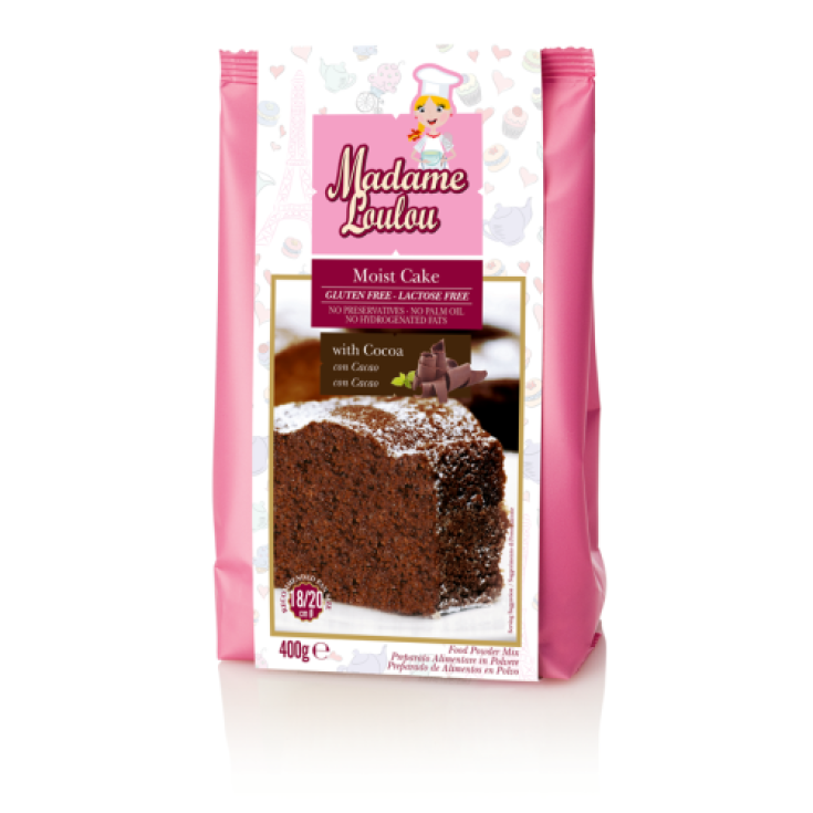 Madame Loulou Moist Cake Cacao en Polvo Preparado Sin Gluten 400g