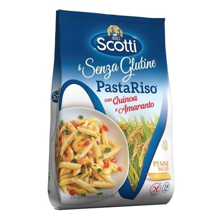 Riso Scotti PastaRiso Penne Di Riso Con Quinoa E Amaranto Senza Glutine 250g