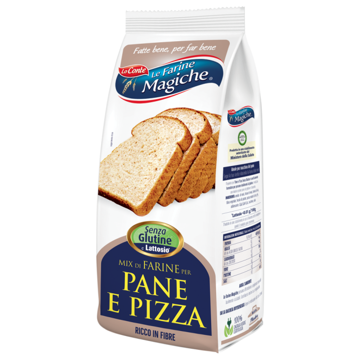 Mezcla De Harina Para Pan Y Pizza Le Farine Magiche 500g