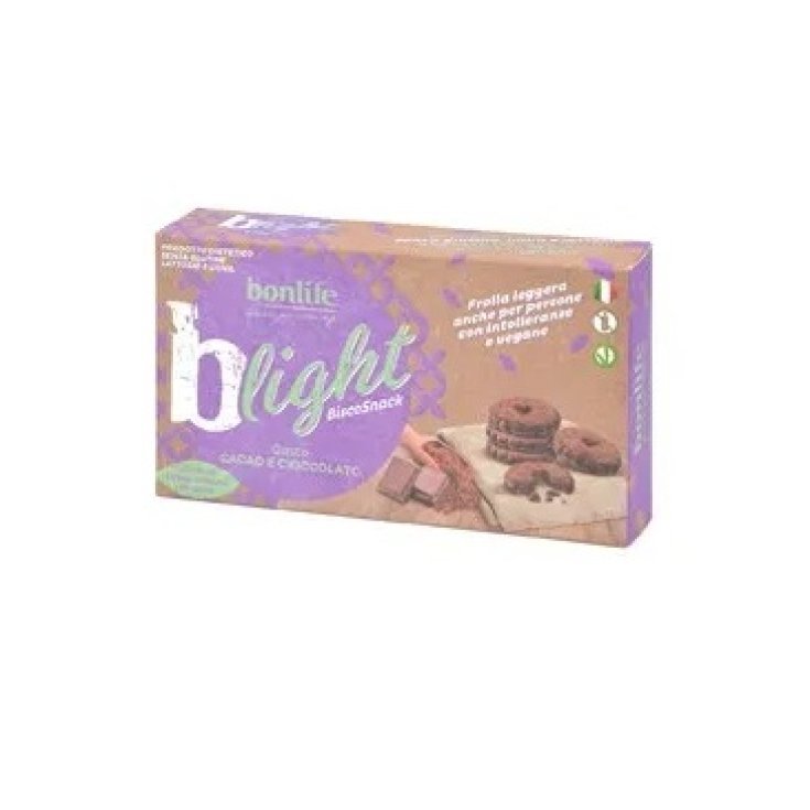 BonLife Biscosnack Blight Galletas Sin Gluten De Cacao Y Chocolate 4x10g