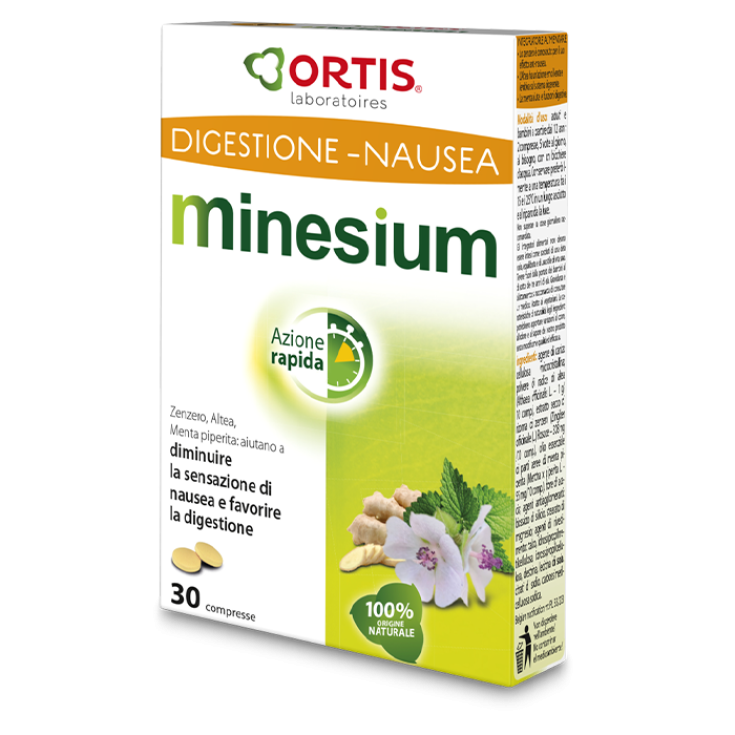 Minesium Digestion Náuseas Complemento Alimenticio 30 Comprimidos