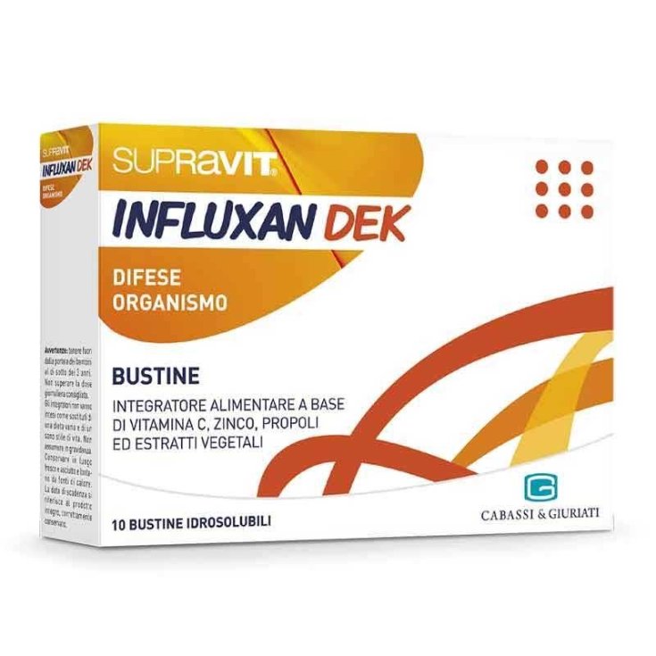 Influxan Dek Complemento Alimenticio 10 Sobres Hidrosolubles