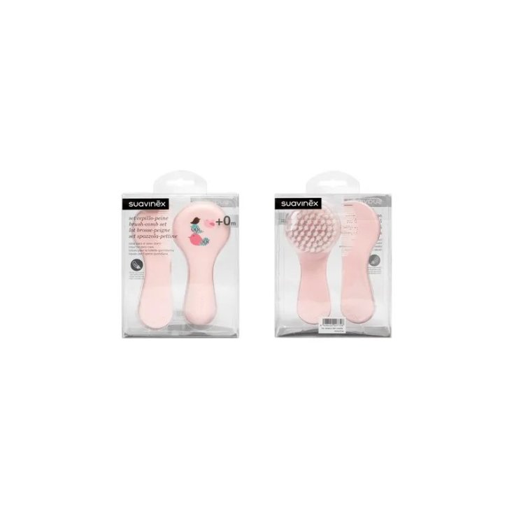 Suavinex Set Cepillo-Peine Rosa