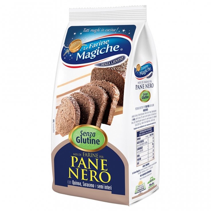 Le Farine Magiche Mezcla De Harina Para Pan Negro Sin Gluten 300g