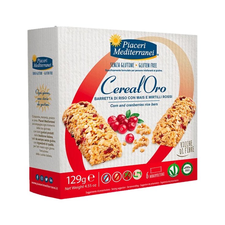 Piaceri Mediterranei Barrita de Arroz Cerealoro Sin Gluten 129g