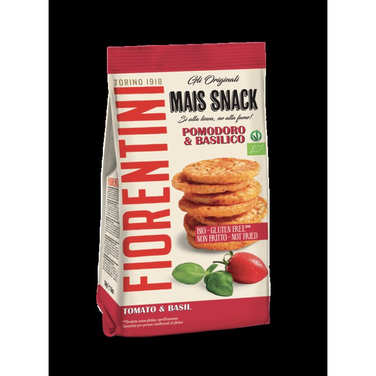 Fiorentini Bio Mini Tortitas De Maíz Con Tomate Y Albahaca Sin Gluten 50g