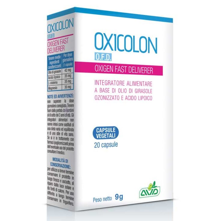 Oxicolon OFD Suplemento Alimenticio 20 Cápsulas