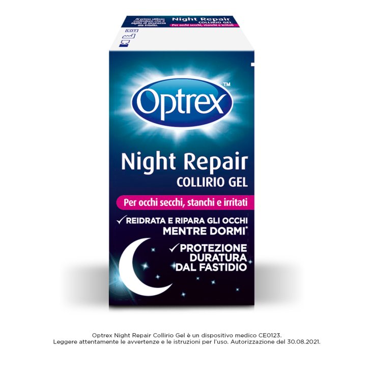 Colirio Reparador Noche Gel Ojos Secos Irritados Optrex 10ml