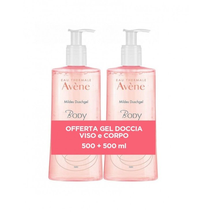 Dúo Avène Gel de Ducha Corporal Delicado 2x500ml