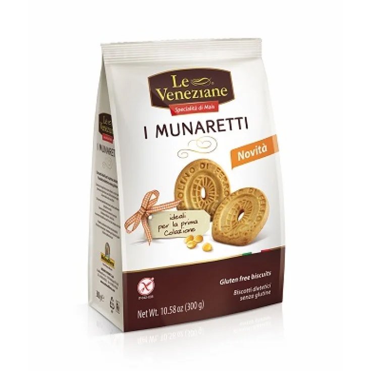 Le Veneziane Munaretti Galletas Sin Gluten 300g