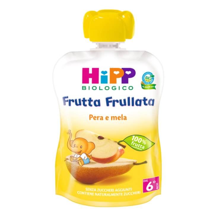 HiPP Puré de Frutas Bio Pera y Manzana 90g