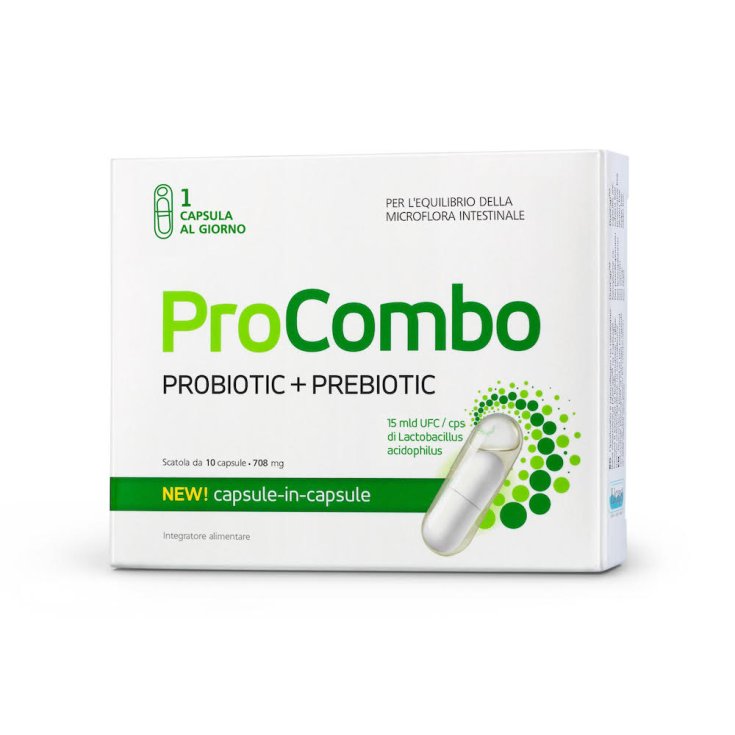 Procombo Prebiótico + Complemento Alimenticio Prebiótico 10 Cápsulas