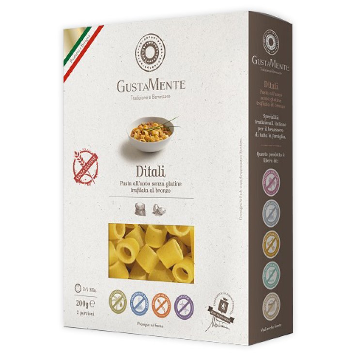 GustaMente Bronze Drawn Thimbles Pasta Sin Gluten 200g