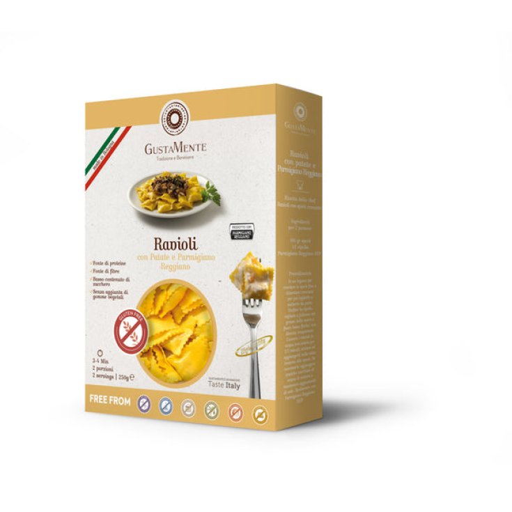 GustaMente Ravioli Patatas Parmigiano Reggiano Sin Gluten 250g