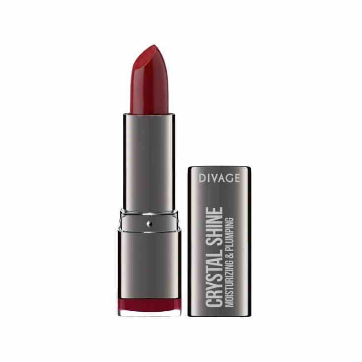 Divage Crystal Shine Lápiz labial sedoso y ligero 20 Hot Ruby