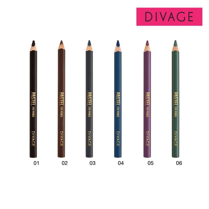 Lápiz de ojos pastel Divage 3305 Lápiz de ojos violeta