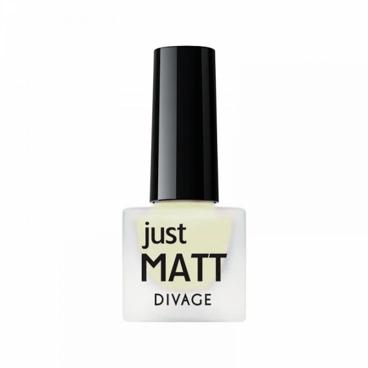 Divage Just Matt Esmalte De Uñas Efecto Mate 02 Amarillo Claro