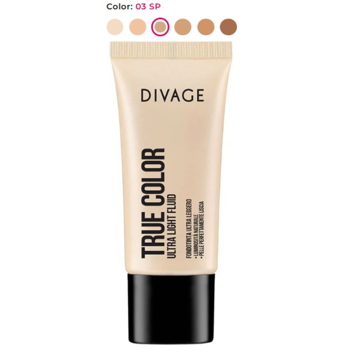 Divage True Color Ultra Light Fluid Foundation 03 Arena