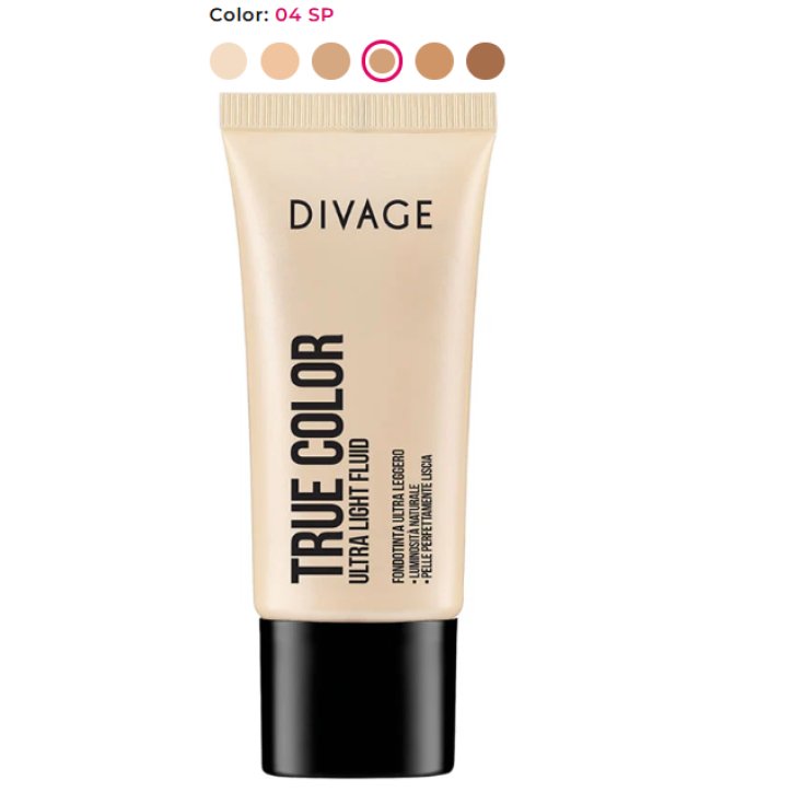 Base de maquillaje fluida ultraligera True Color de Divage 04 Beige