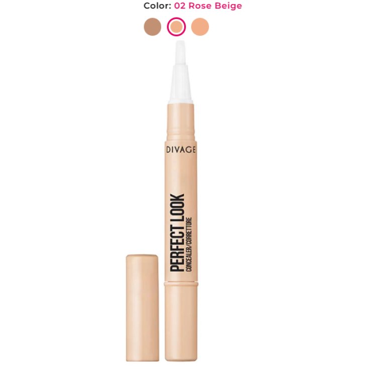 Corrector líquido Divage Perfect Look 02 Rose Beige